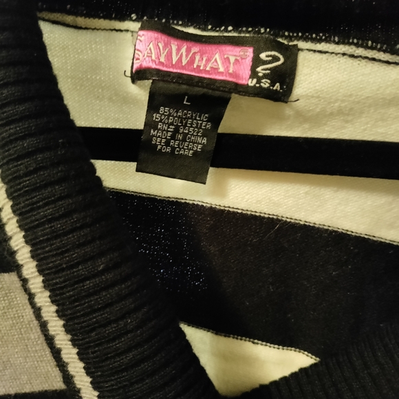 Striped sweater dress - Picture 2 of 3